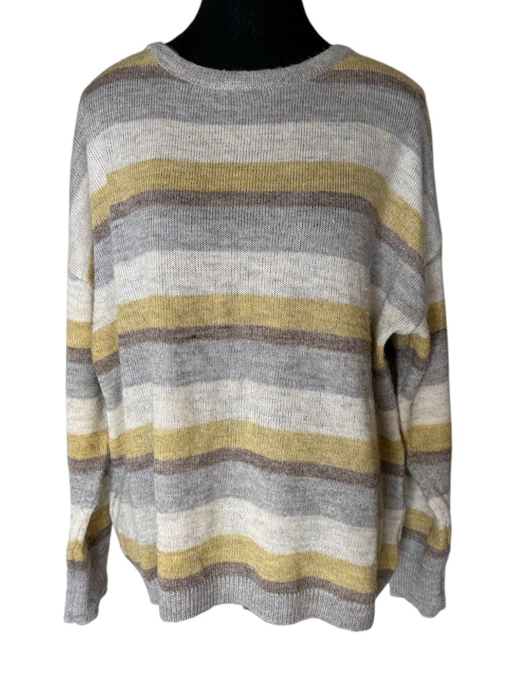 CAPOSHIE EXCLUSIVE Global Market Wool Blend Pullover Knit Sweater Size XL
